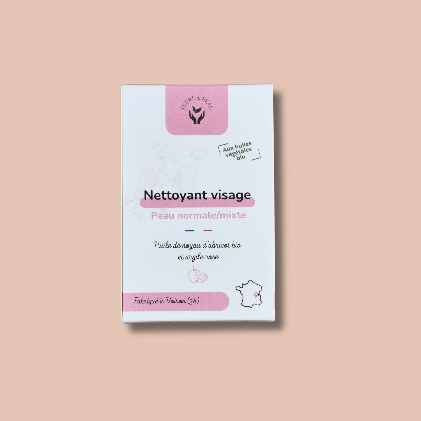 Nettoyant visage à l'huile de noyau d'abricot